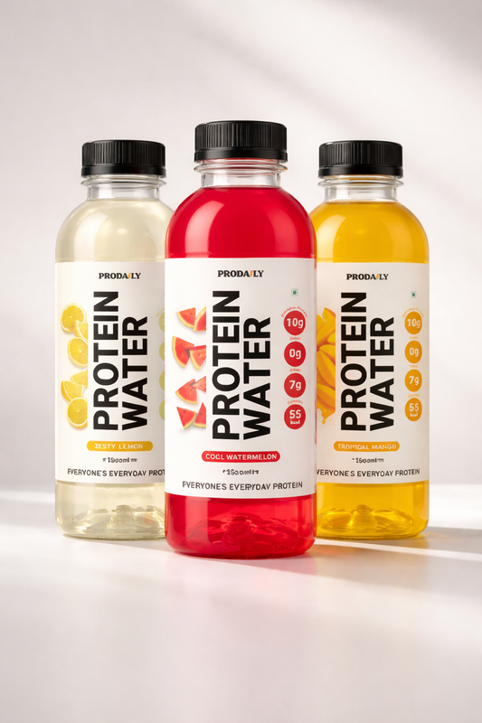 ProDaily Protein Water | 10g Whey Protein Isolate | Zero Sugar, Low Calorie Ready-to-Drink Protein (500 ml) | Pack of 3 Different Flavours