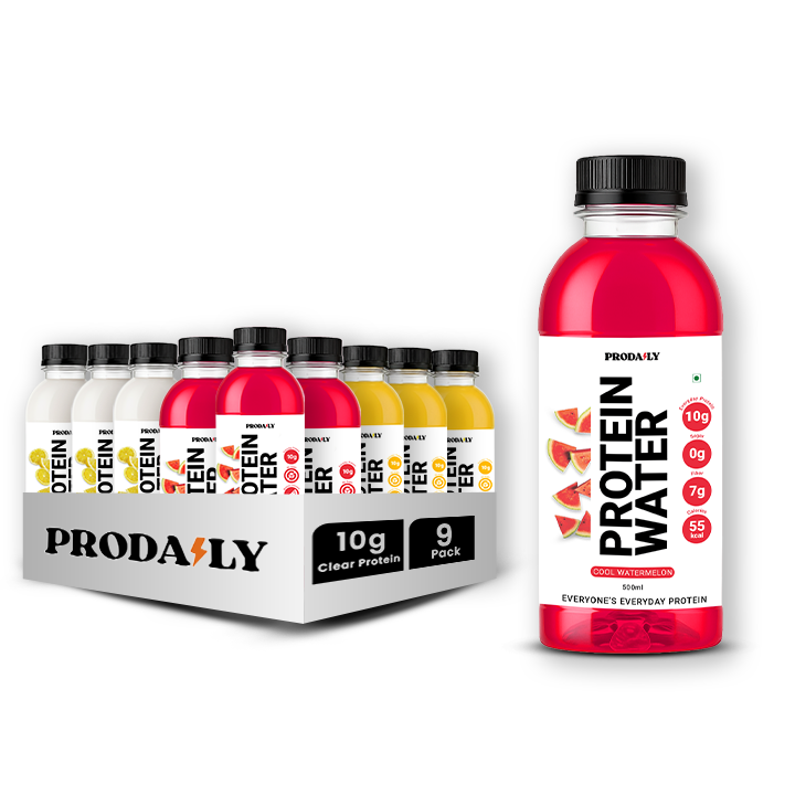 ProDaily Protein Water | 10g Whey Protein Isolate | Zero Sugar, Low Calorie Ready-to-Drink Protein (500 ml) | Starter Pack (9 bottles)