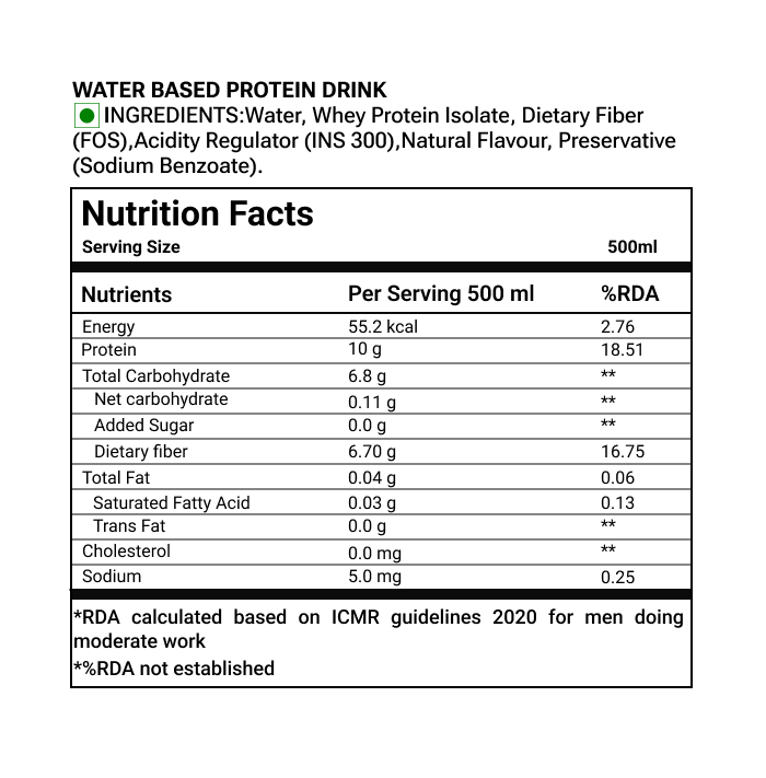 PRODAILY Protein Water - 10g Protein - Cool Watermelon