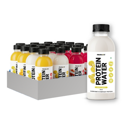 ProDaily Protein Water | 10g Whey Protein Isolate | Zero Sugar, Low Calorie Ready-to-Drink Protein (500 ml) | Family Pack (25 bottles)