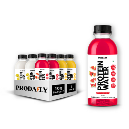 PRODAILY Protein Water - 10g Protein - Value Pack (6 bottles)