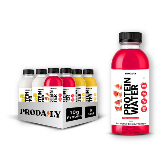 PRODAILY Protein Water - 10g Protein - Value Pack (6 bottles)